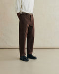Balloon Trouser Heavy Cotton Drill - Brown