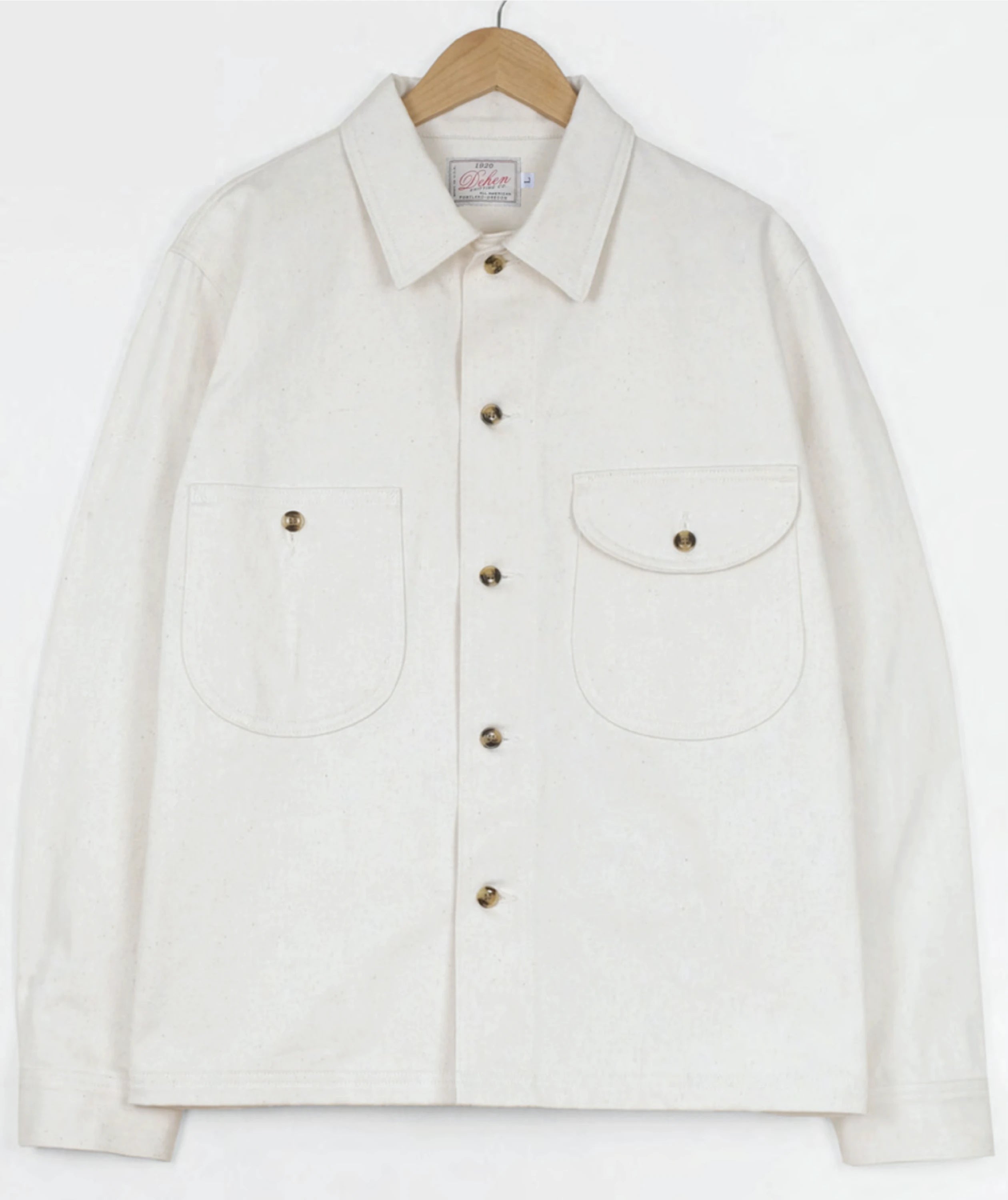 Selvedge Overshirt - Natural Bull Denim