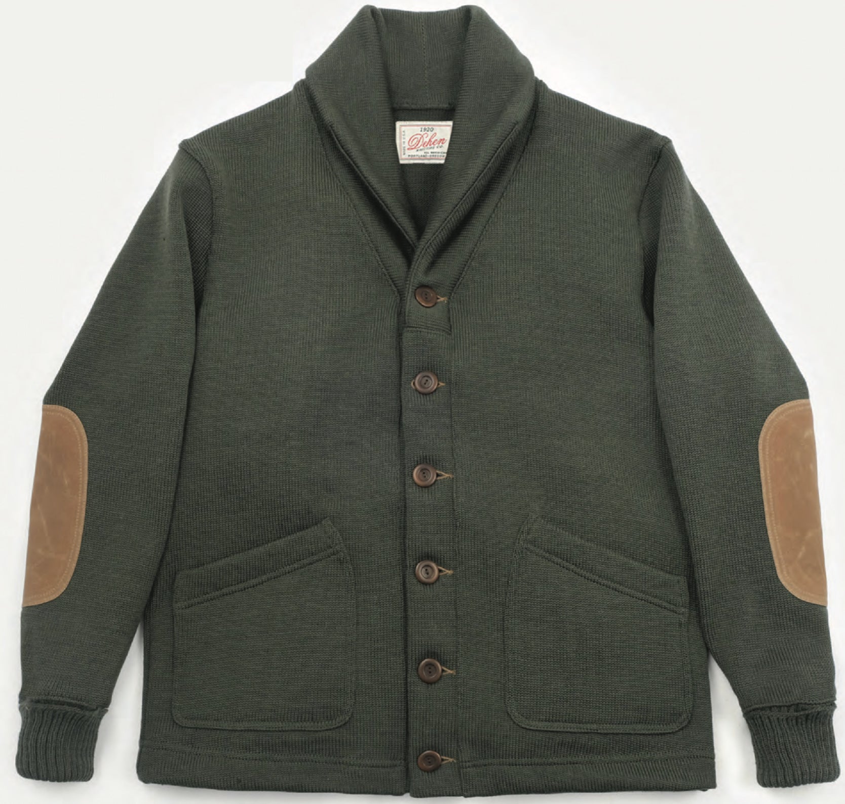 Wool Shawl Sweater Coat 2.0 - Spruce