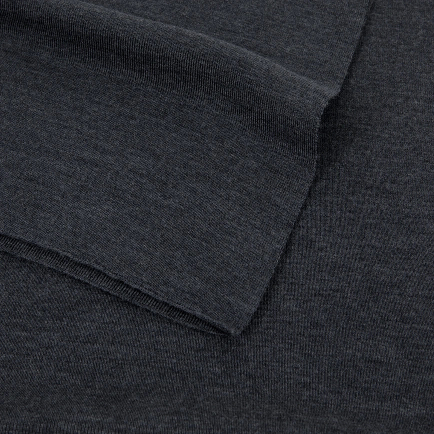 30G Merino Extrafine Scarf - Charcoal