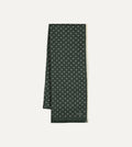 Polka Dot Wool-Silk Scarf - Green