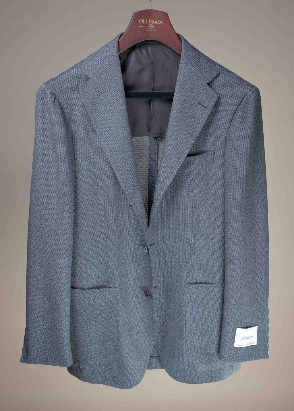 Wool Hopsack Sport Coat - Light Brown