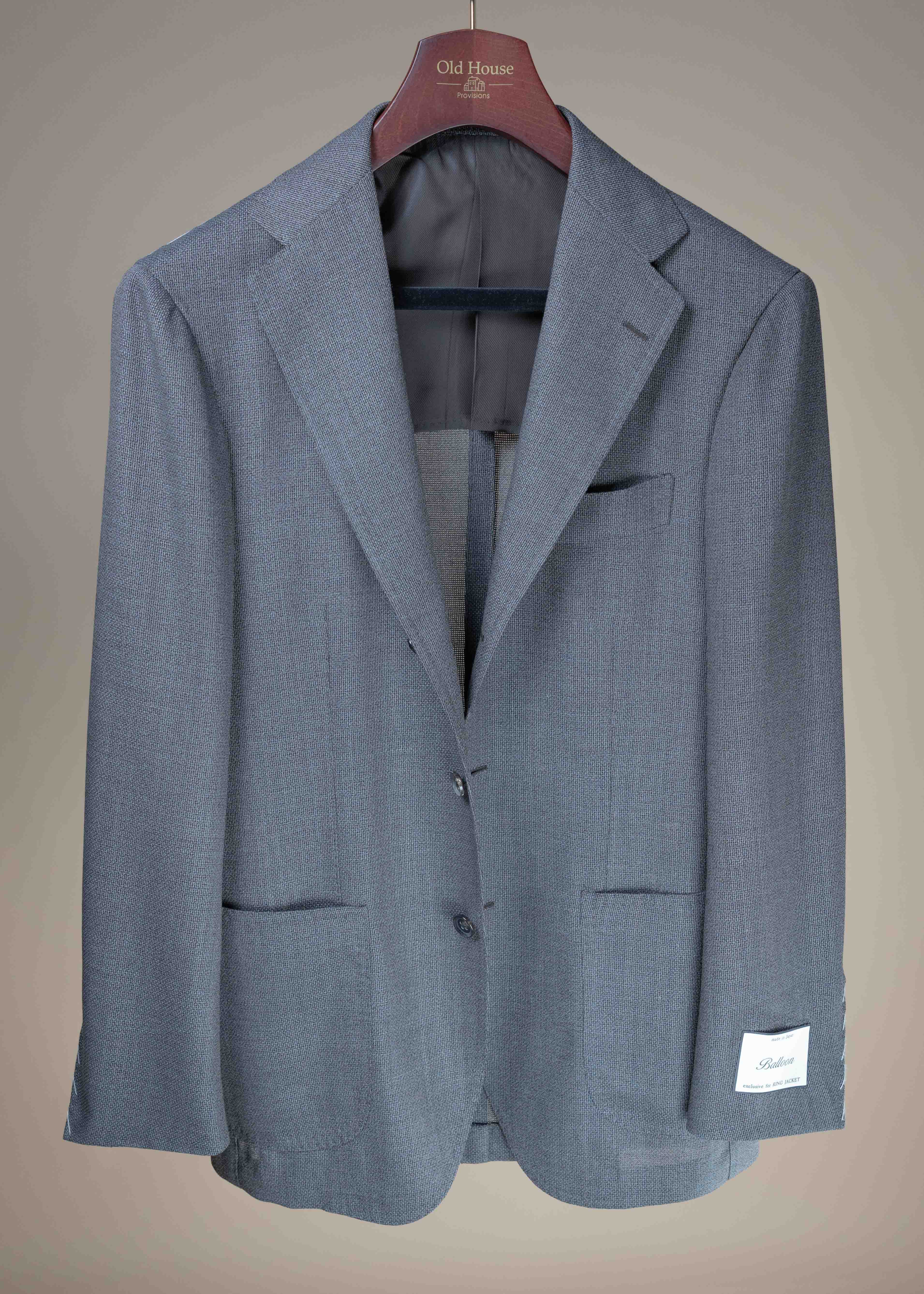 Wool Hopsack Sport Coat - Light Brown