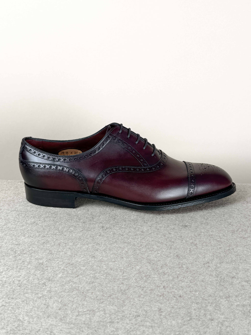 Cadogan Semi-Brogue Oxford 202 - Bordeaux