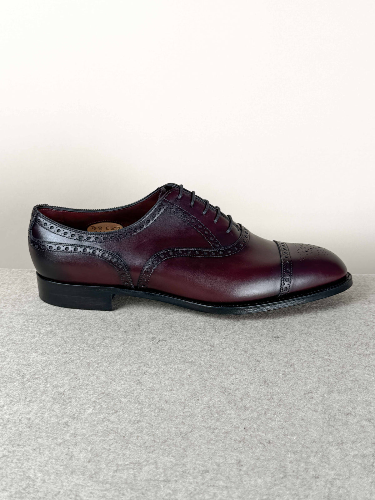 Cadogan Semi-Brogue Oxford 202 - Bordeaux