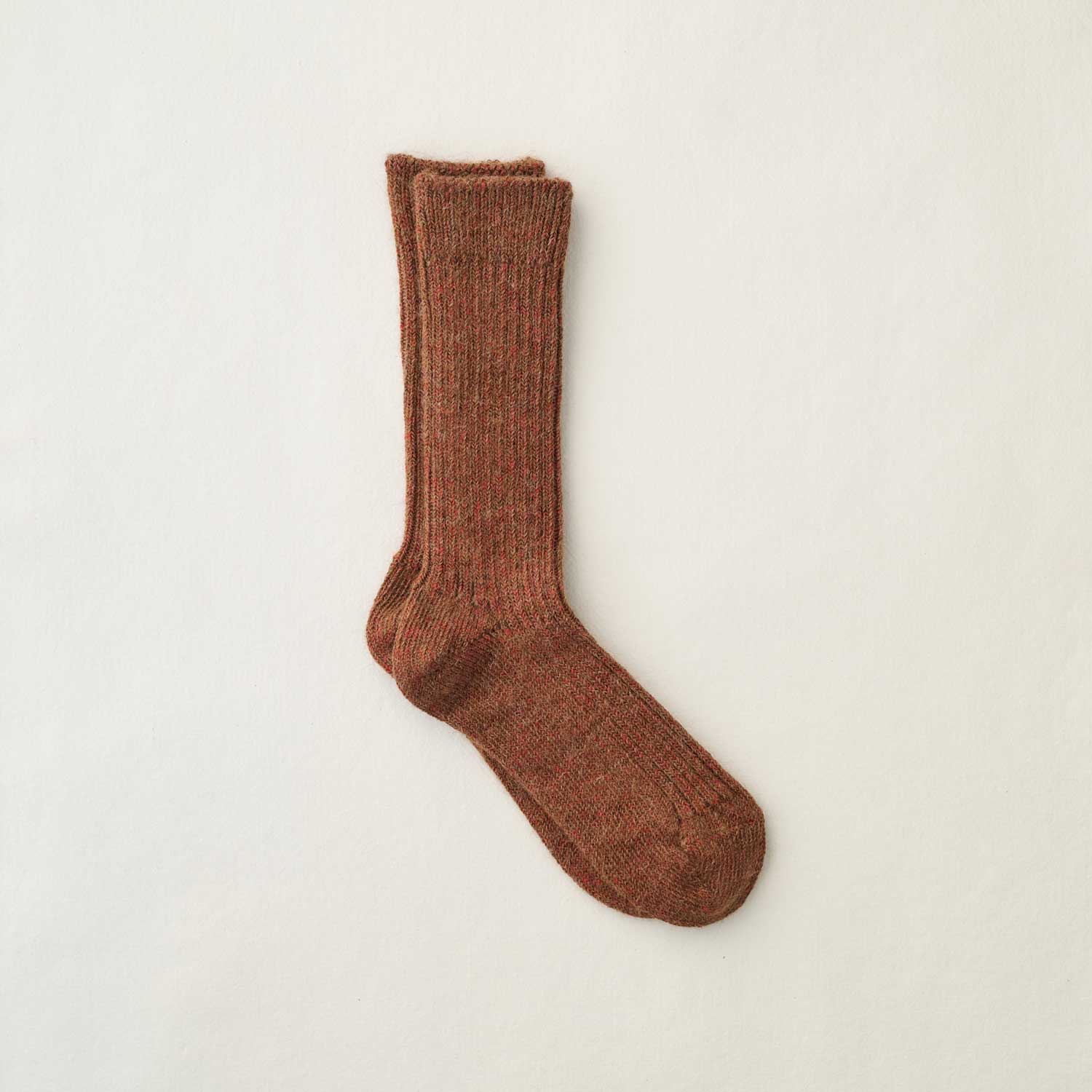 Alpaca Linen Ribbed Socks