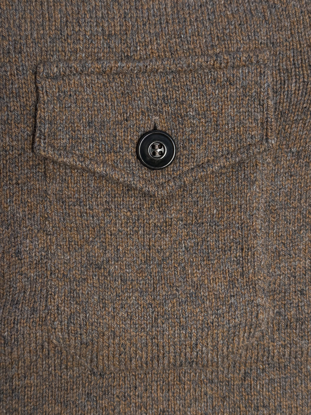 Wool Cashmere Worker Polo - Mouline