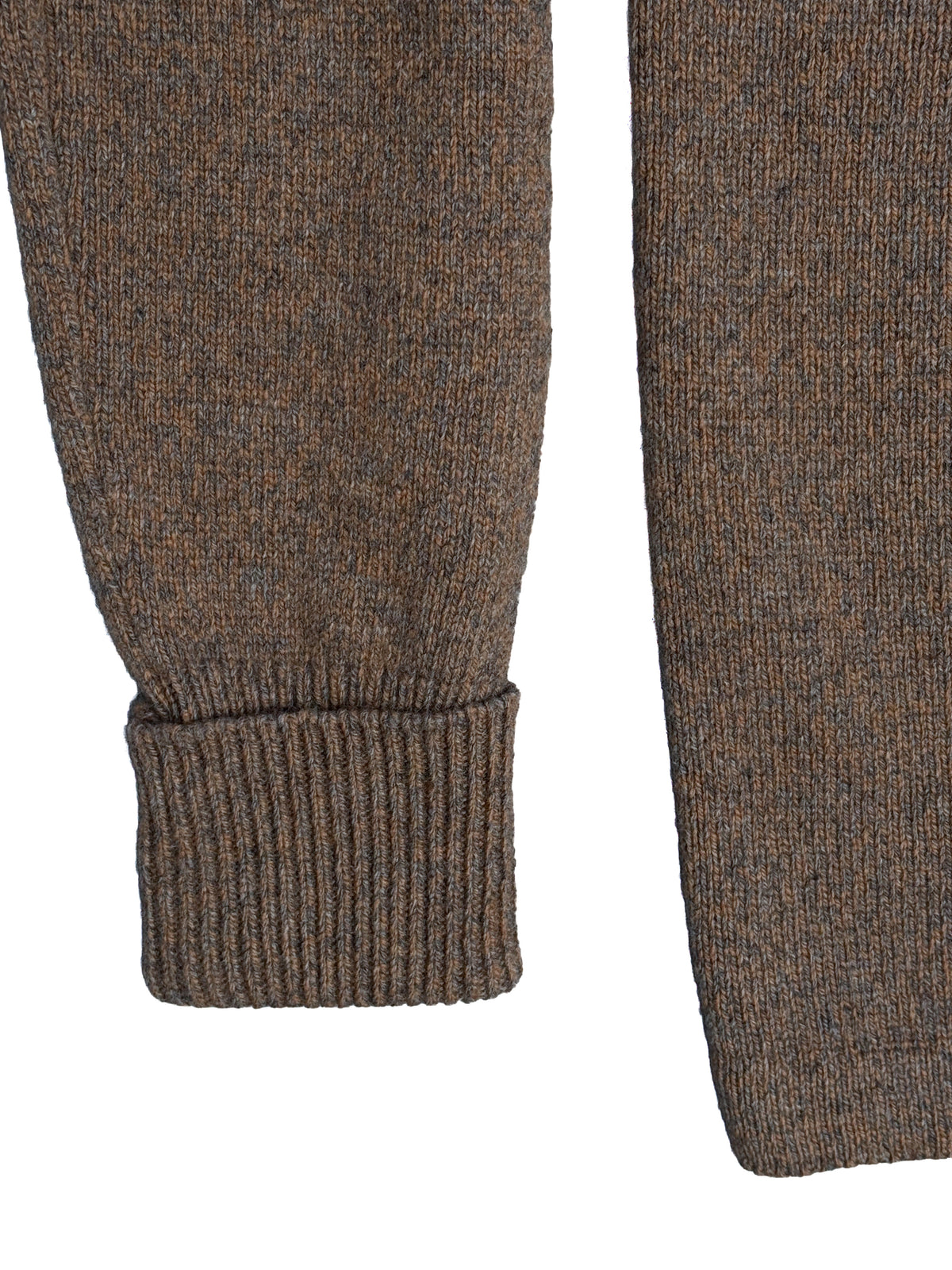 Wool Cashmere Worker Polo - Mouline