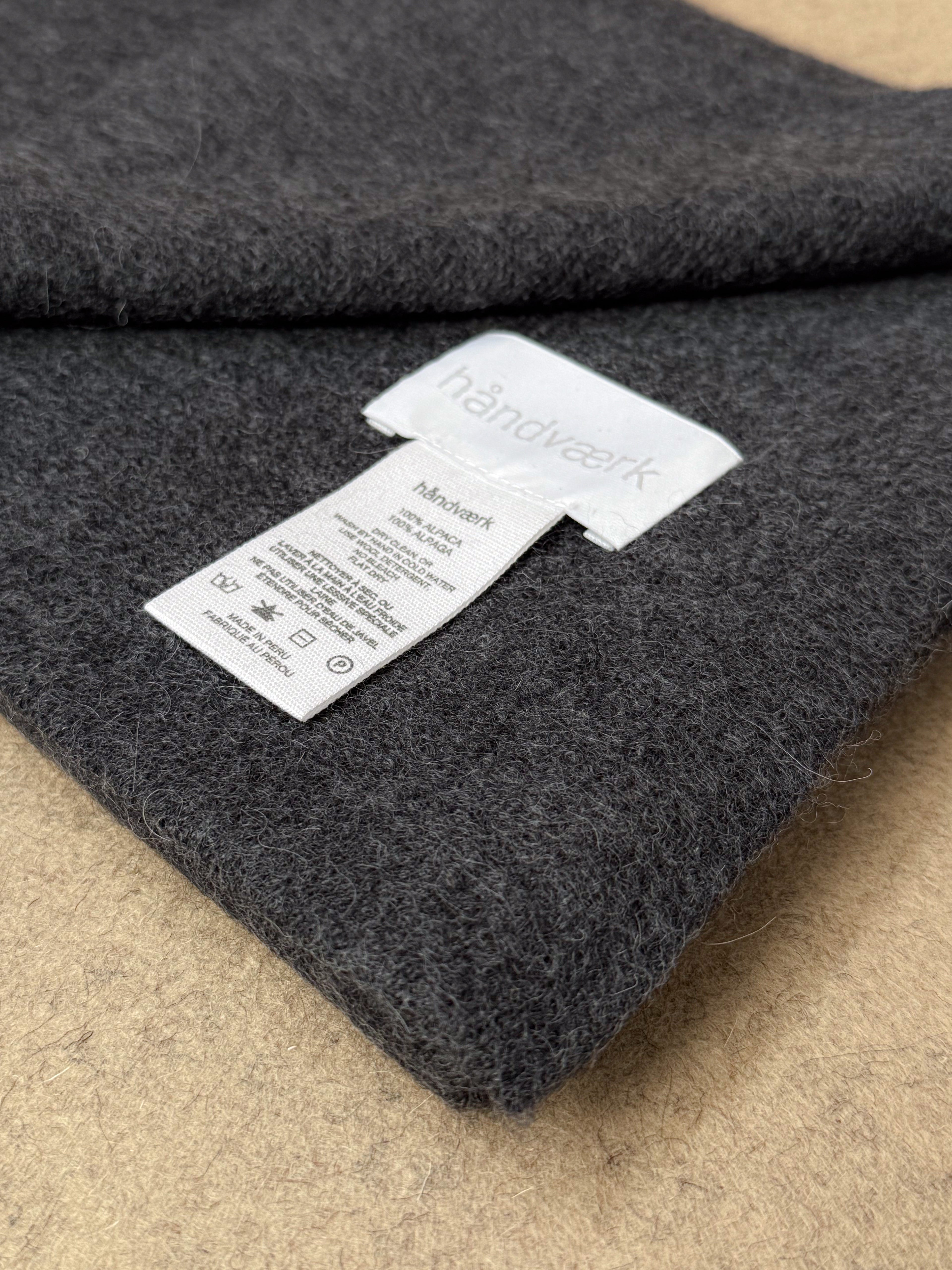 Imperial Alpaca Scarf - Charcoal Melange