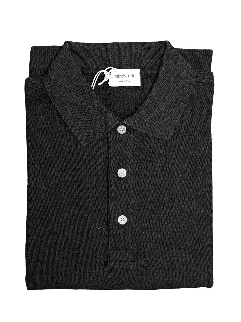 Pique Polo - Charcoal Melange