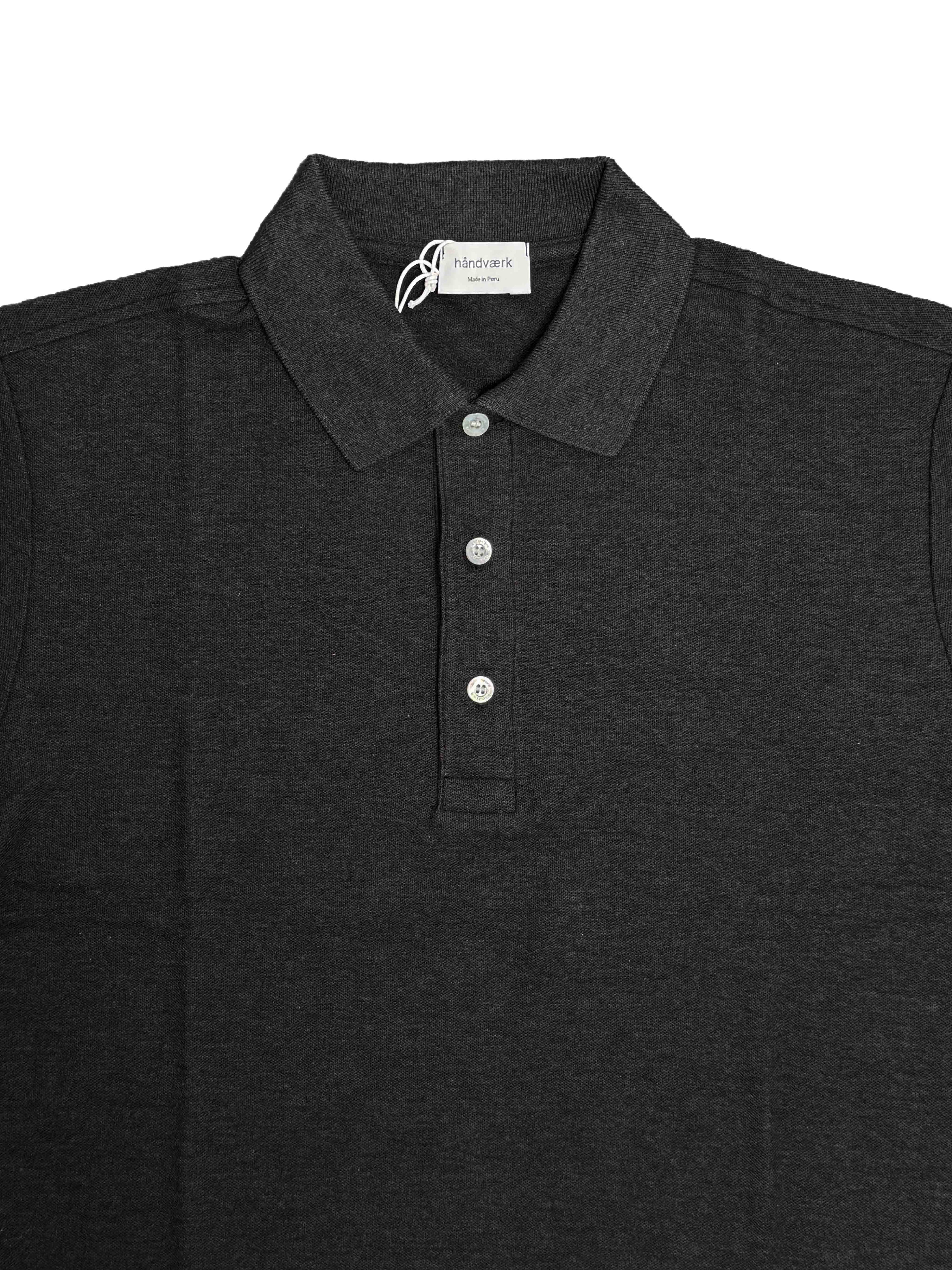 Pique Polo - Charcoal Melange