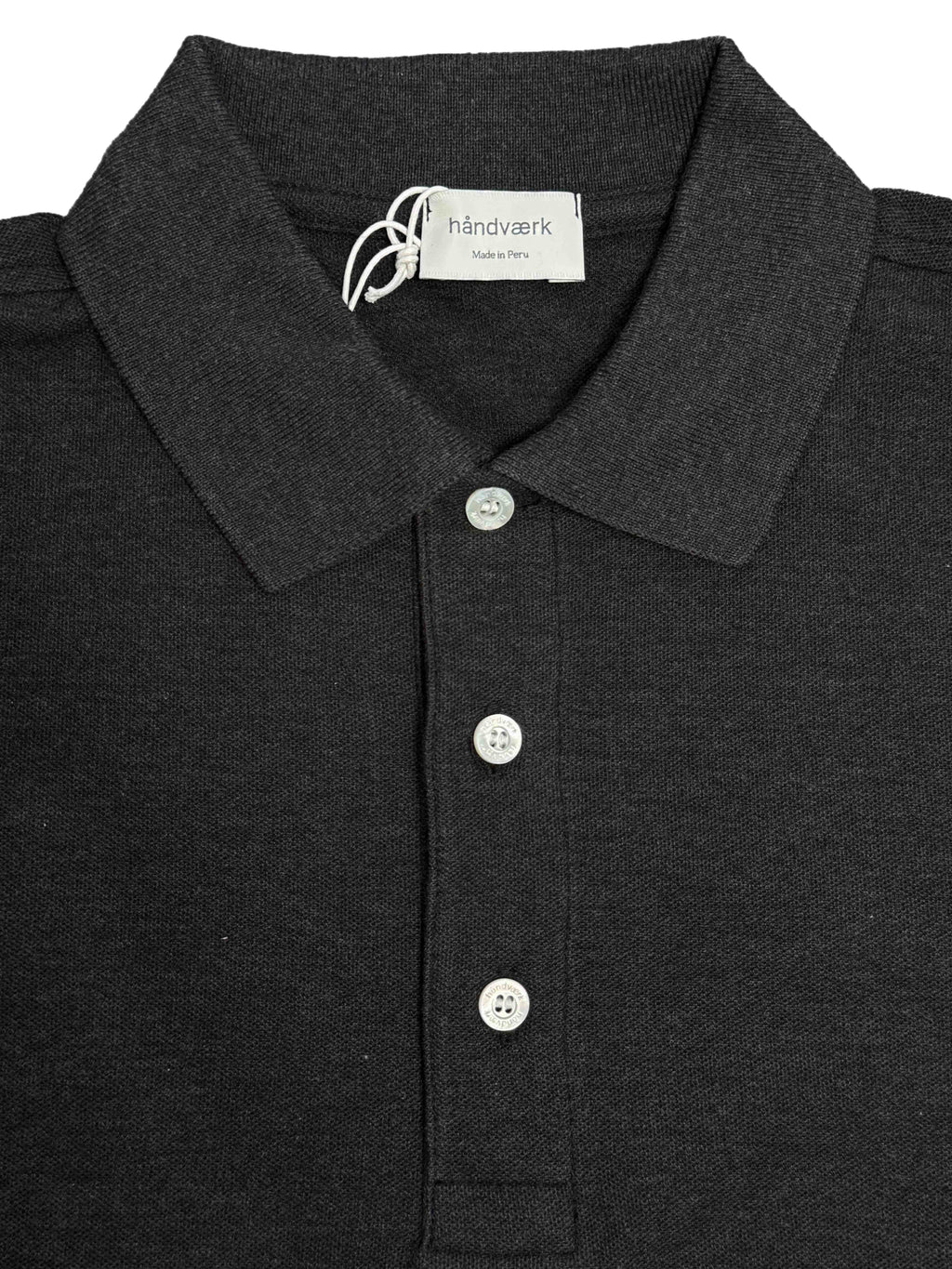 Pique Polo - Charcoal Melange