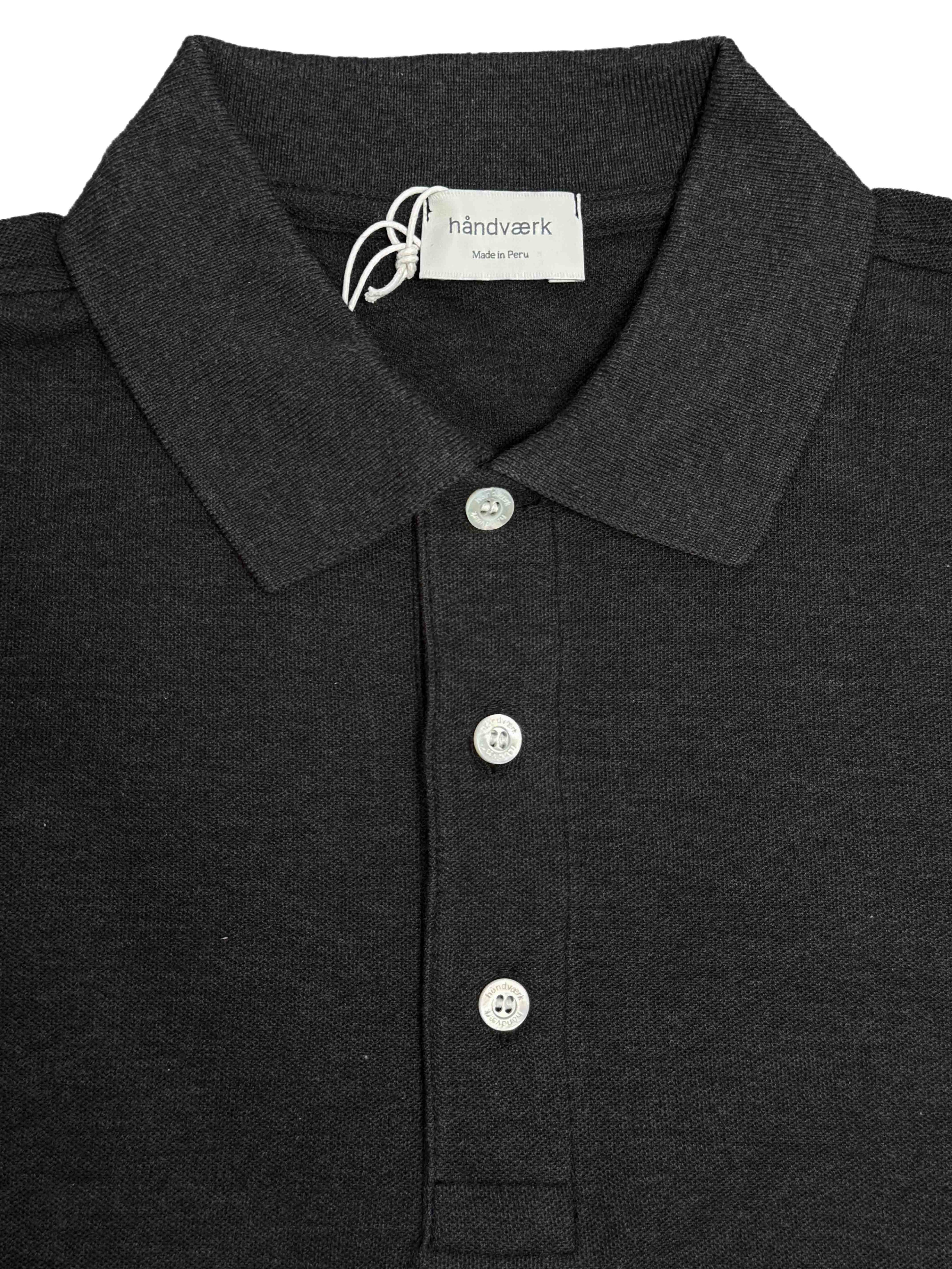Pique Polo - Charcoal Melange