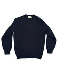 Shetland Crewneck Sweater - Navy