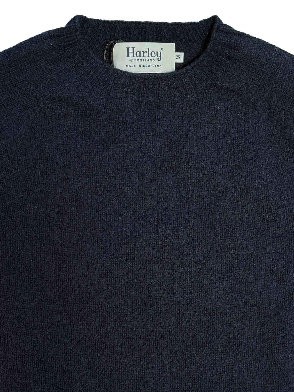 Shetland Crewneck Sweater - Navy