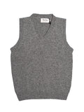 Shetland Sweater Vest - Mid-Grey