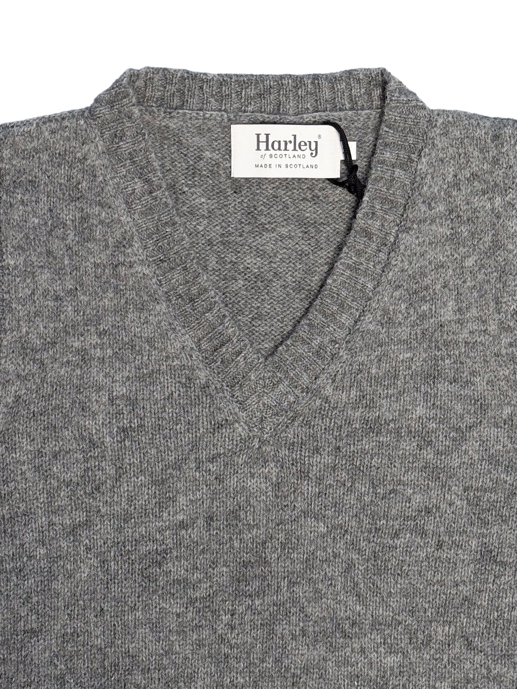 Shetland Sweater Vest - Mid-Grey