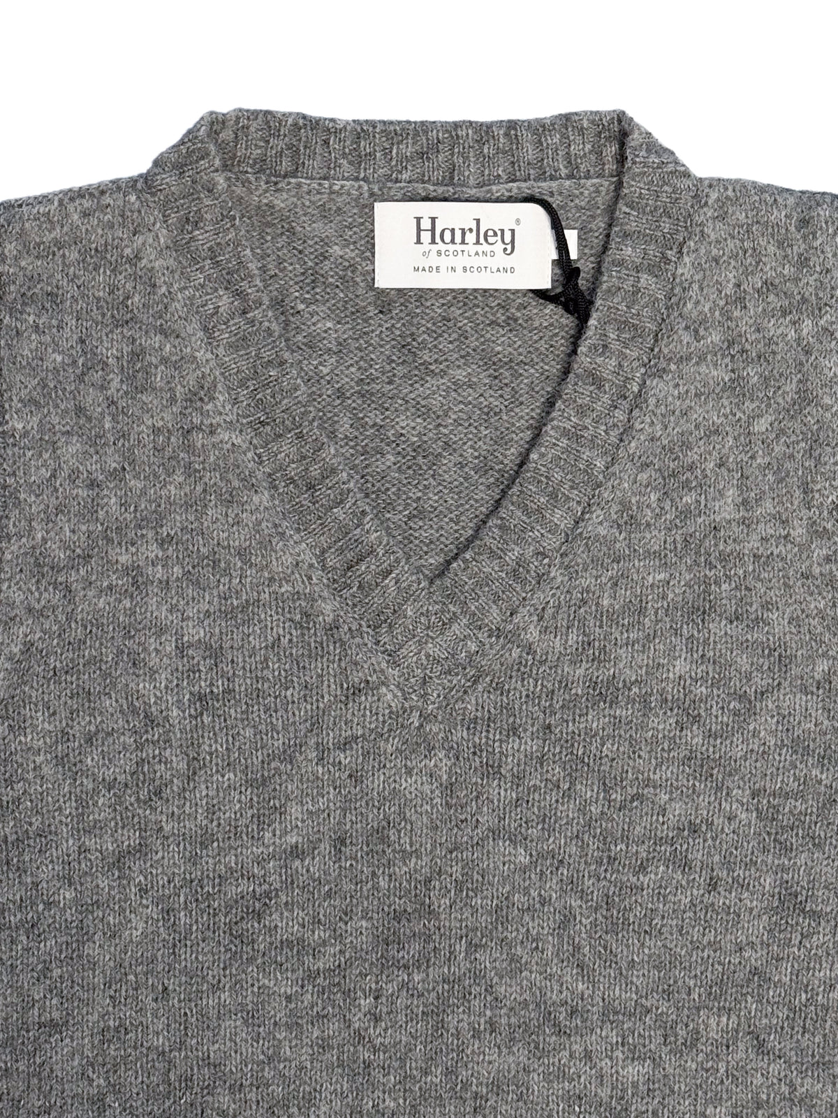 Shetland Sweater Vest - Mid-Grey