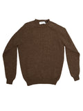 Undyed Shetland Crewneck Sweater - Moorit