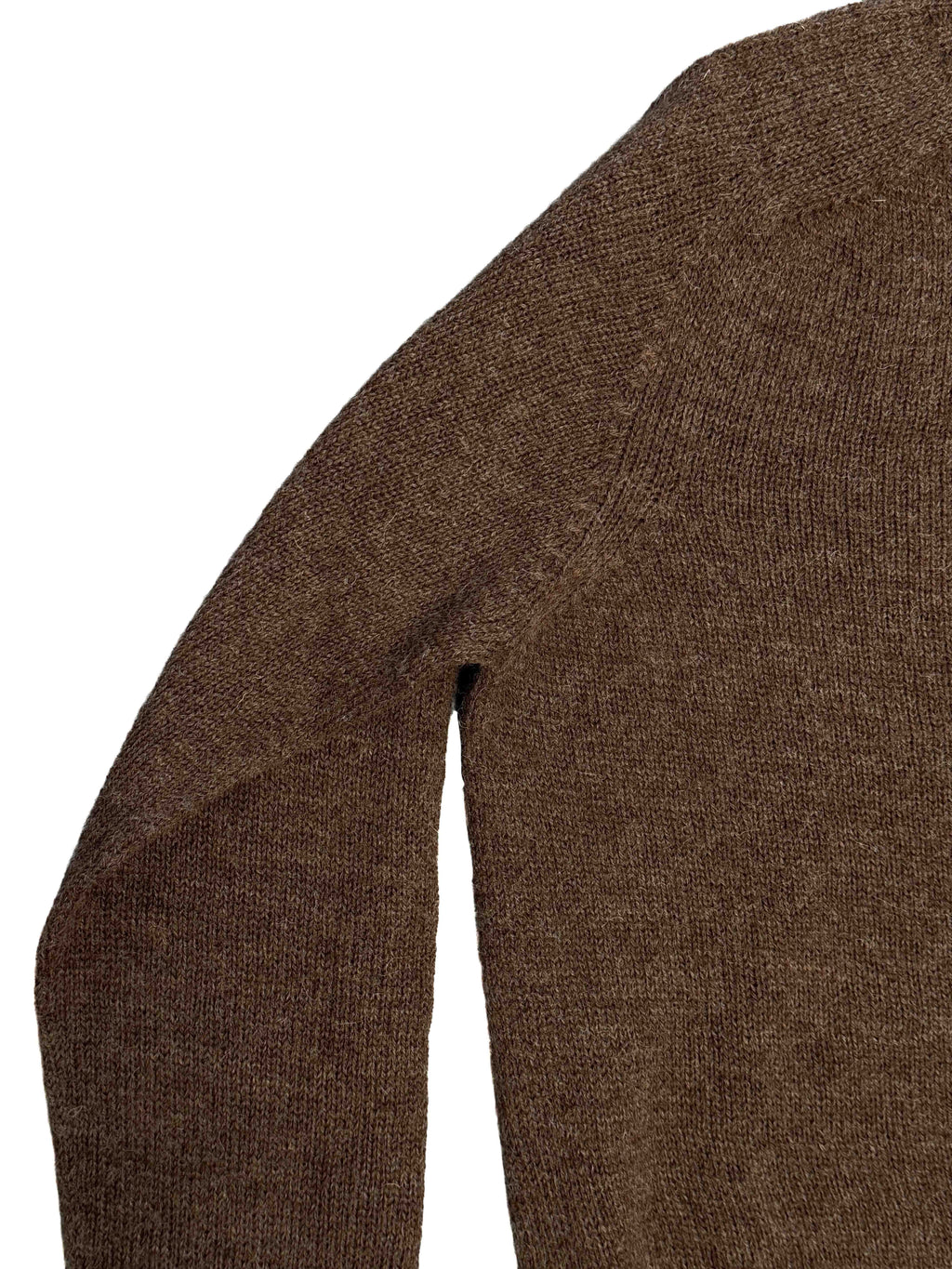 Undyed Shetland Crewneck Sweater - Moorit