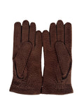 Carpincho Lined Handsewn Gloves - Chestnut