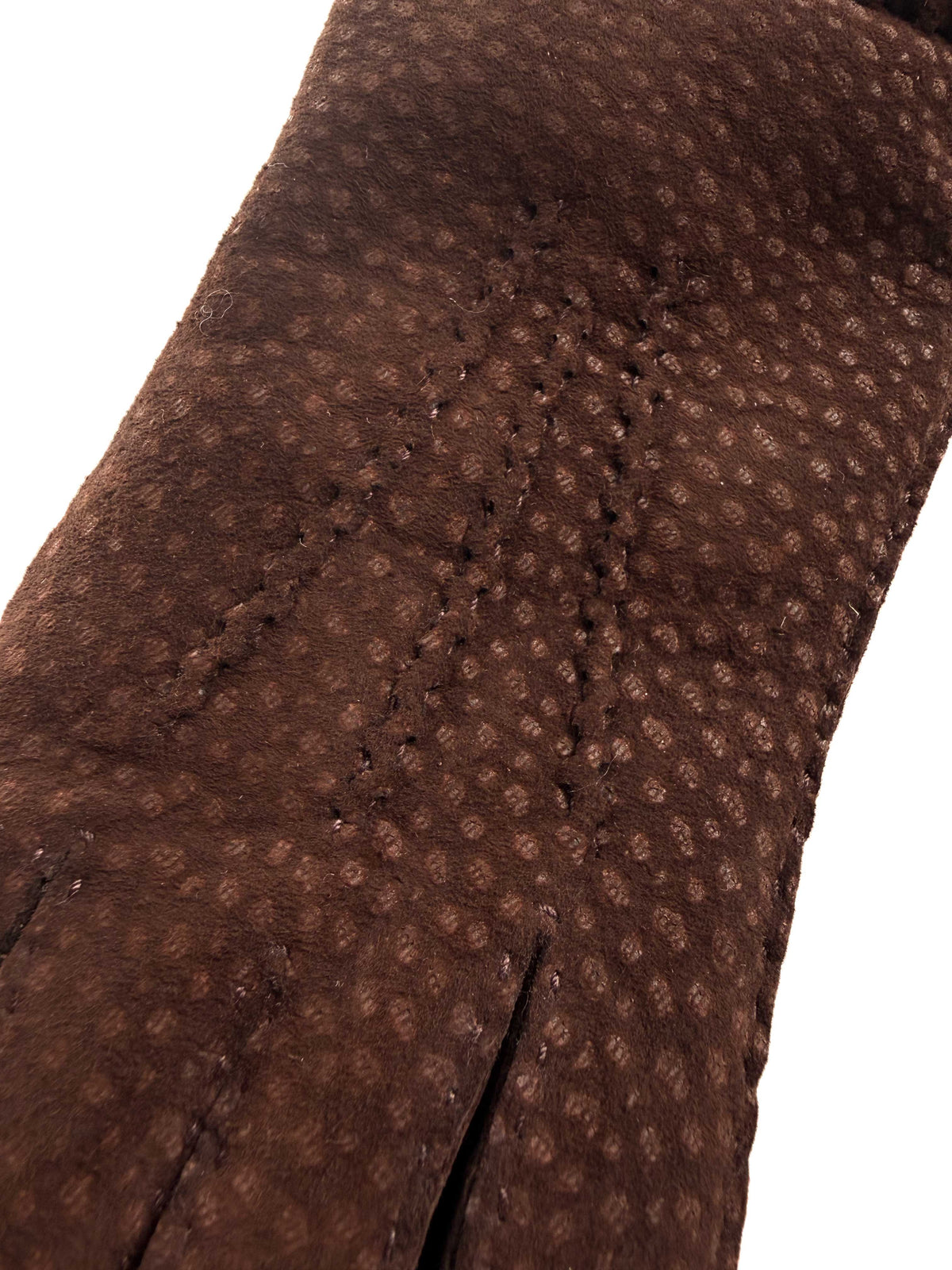 Carpincho Lined Handsewn Gloves - Chestnut