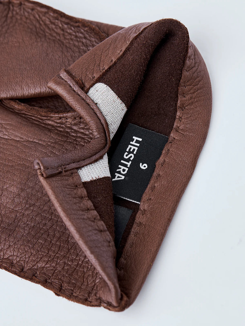 Henry Deerskin Unlined Handsewn Gloves - Chocolate