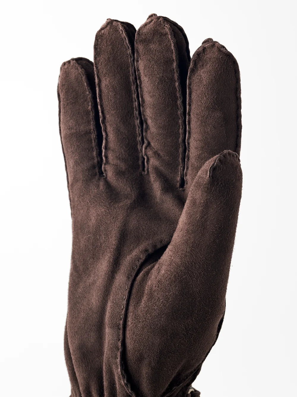 Winston Suede Lined Handsewn Gloves - Espresso