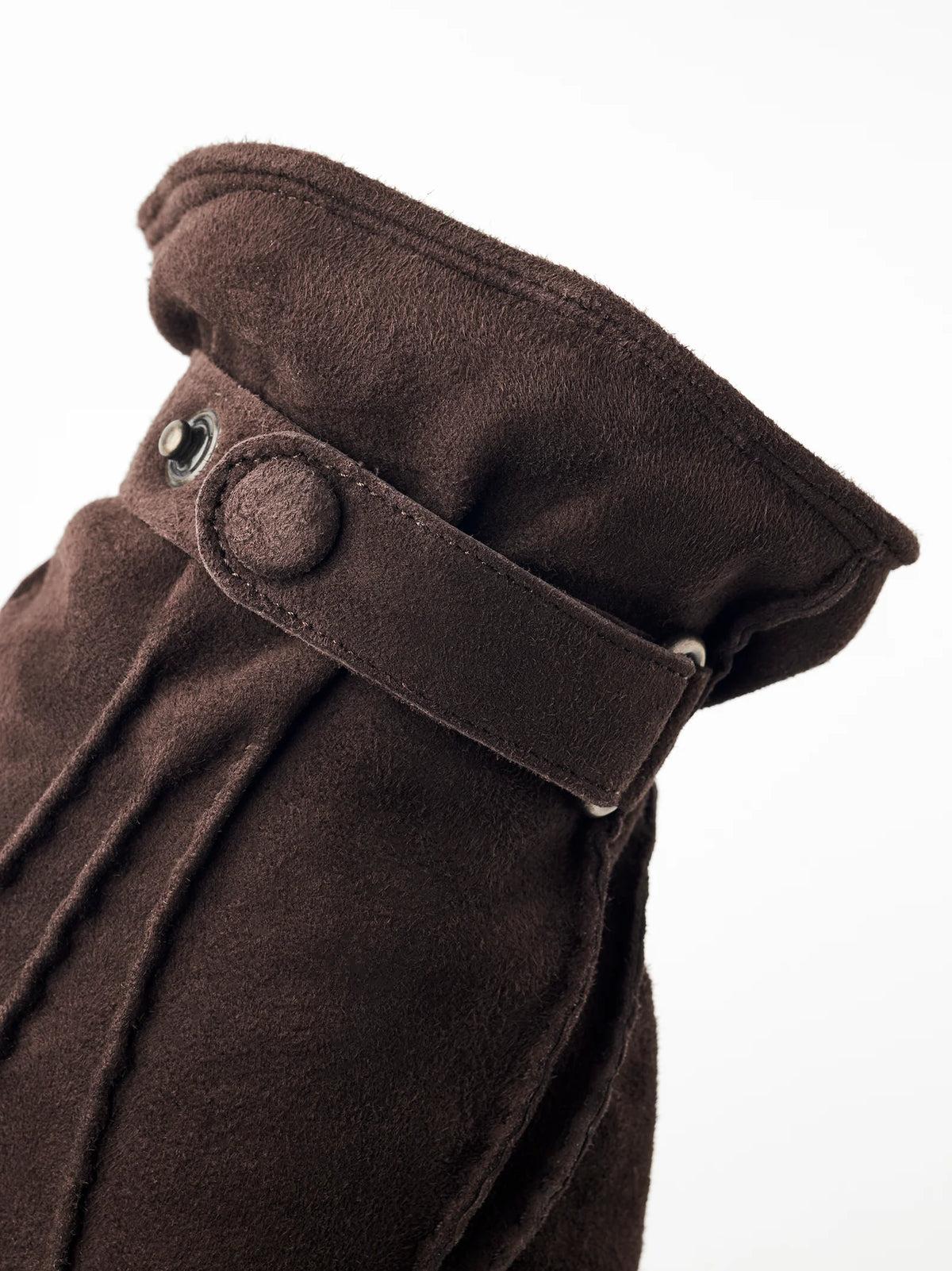 Winston Suede Lined Handsewn Gloves - Espresso