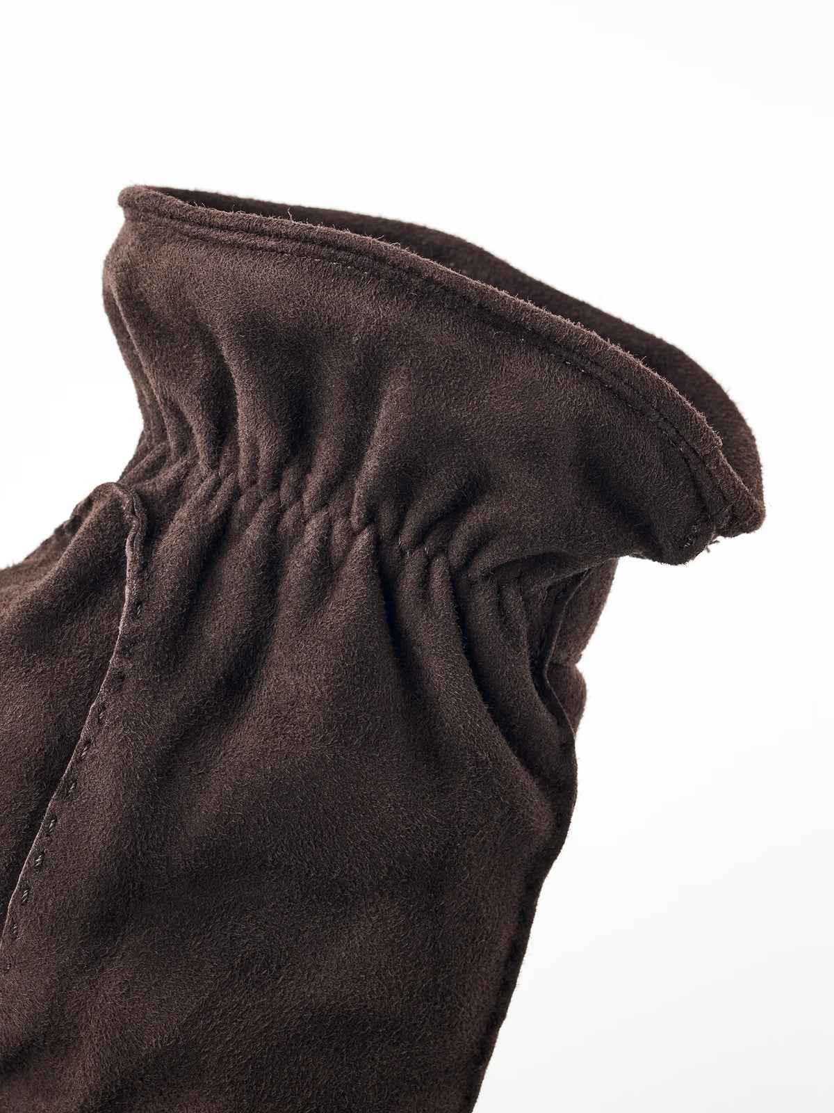 Winston Suede Lined Handsewn Gloves - Espresso