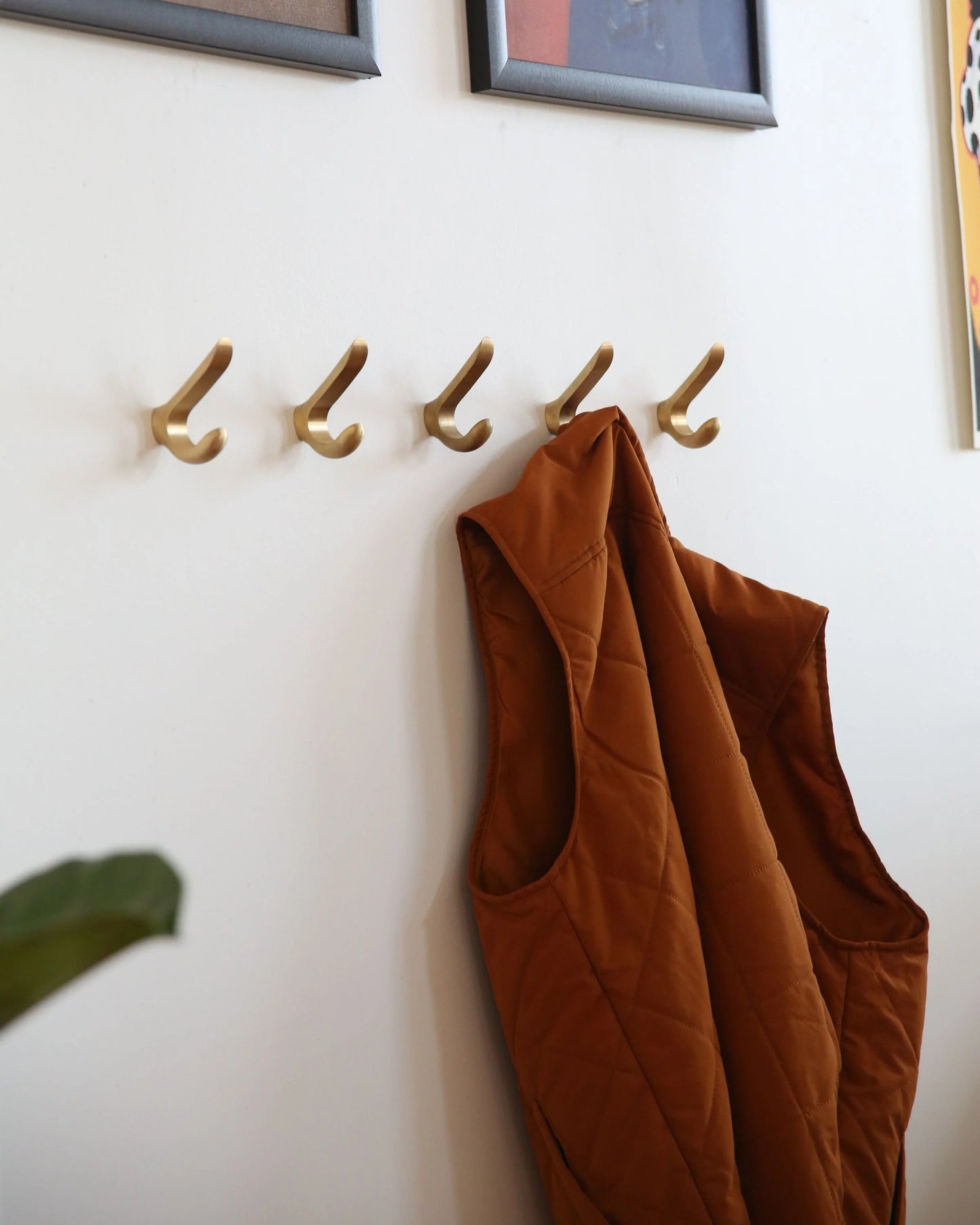 Craighill Hitch Double Wall Hook - Brass