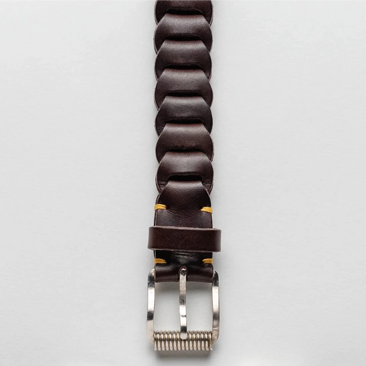 il micio Boho Belt - Dark Brown Vachetta