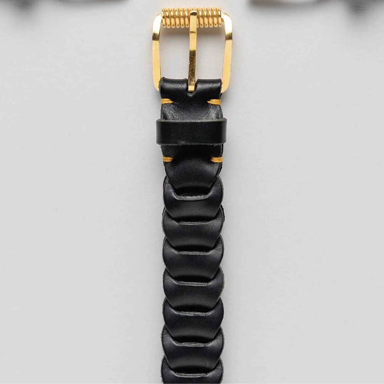 il micio Boho Belt - Black Vachetta