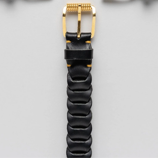 il micio Boho Belt - Black Vachetta
