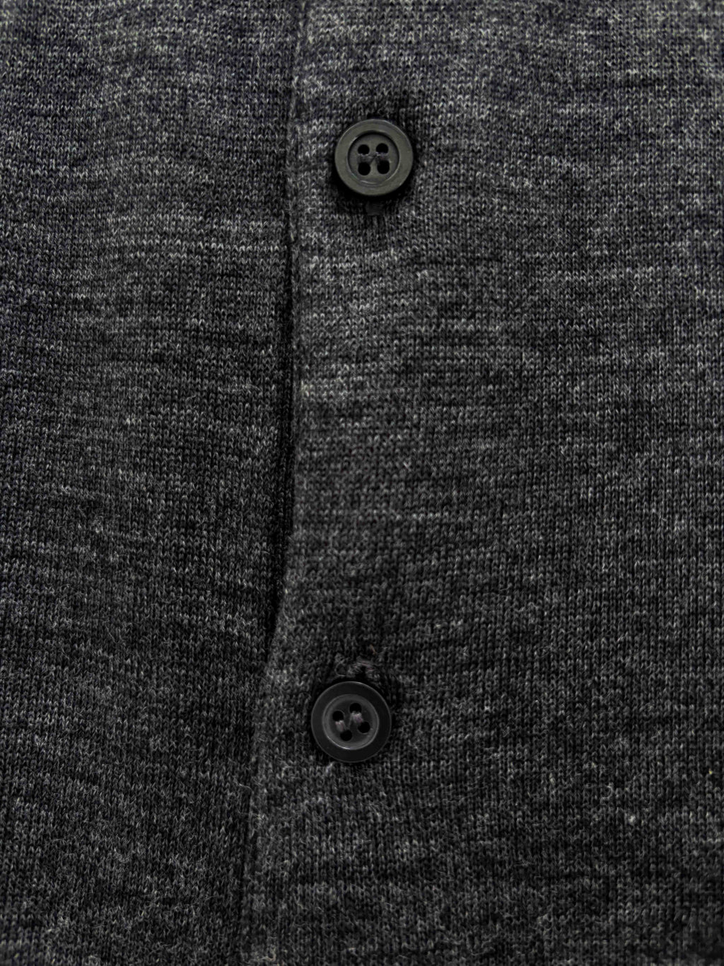 Loro Piana Wish Wool Polo - Charcoal