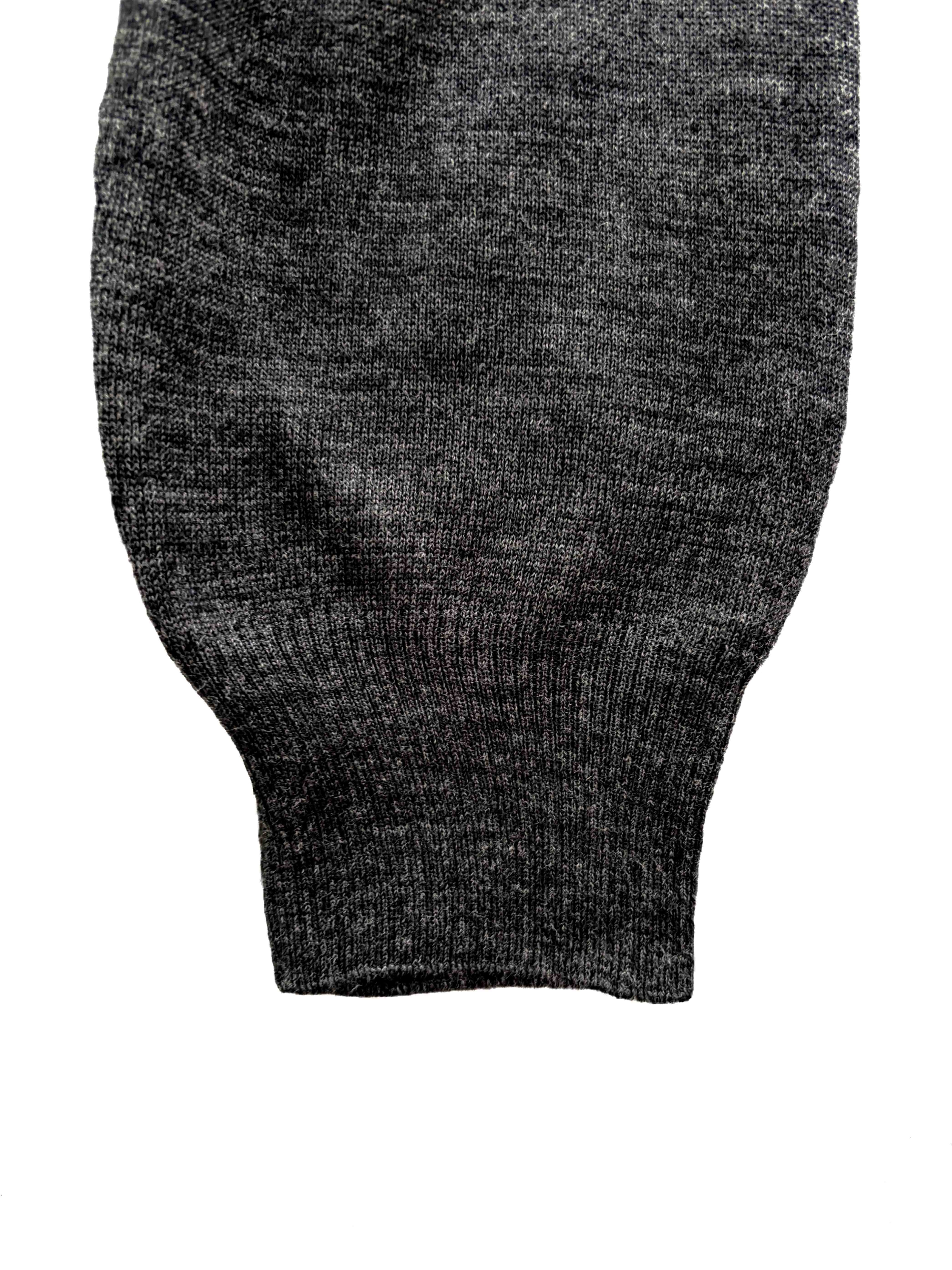 Loro Piana Wish Wool Polo - Charcoal