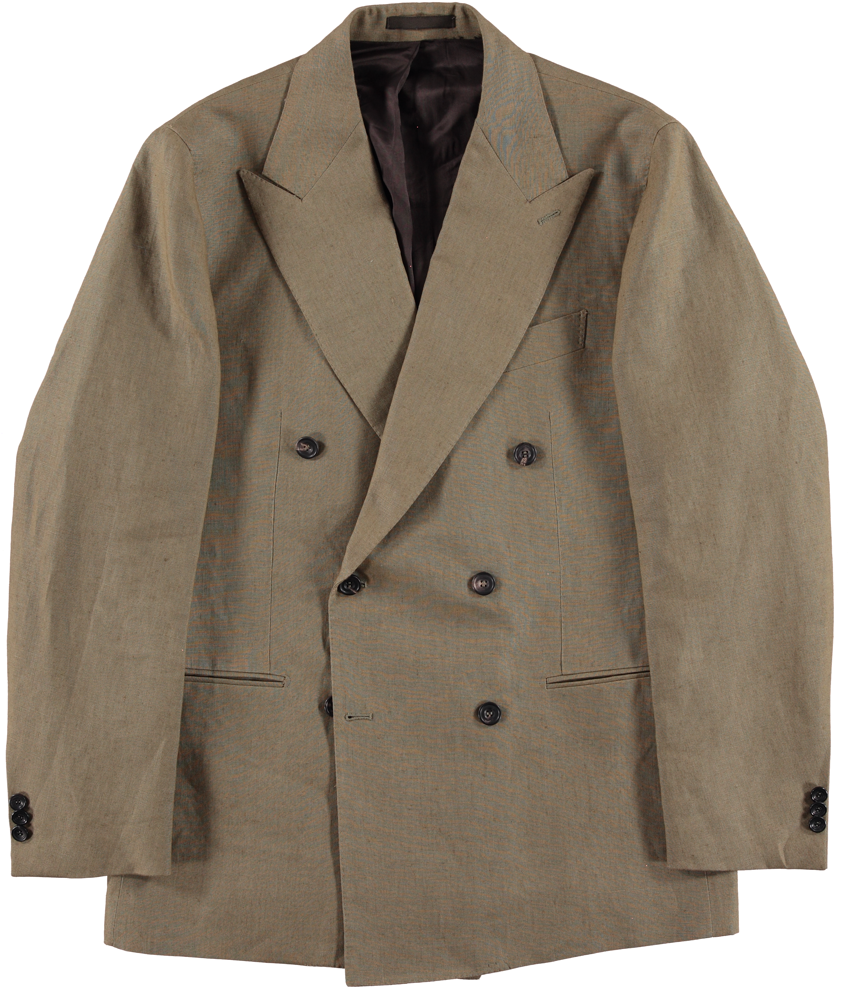 J.Mueser Waverly Double Breasted Suit - Rope Linen