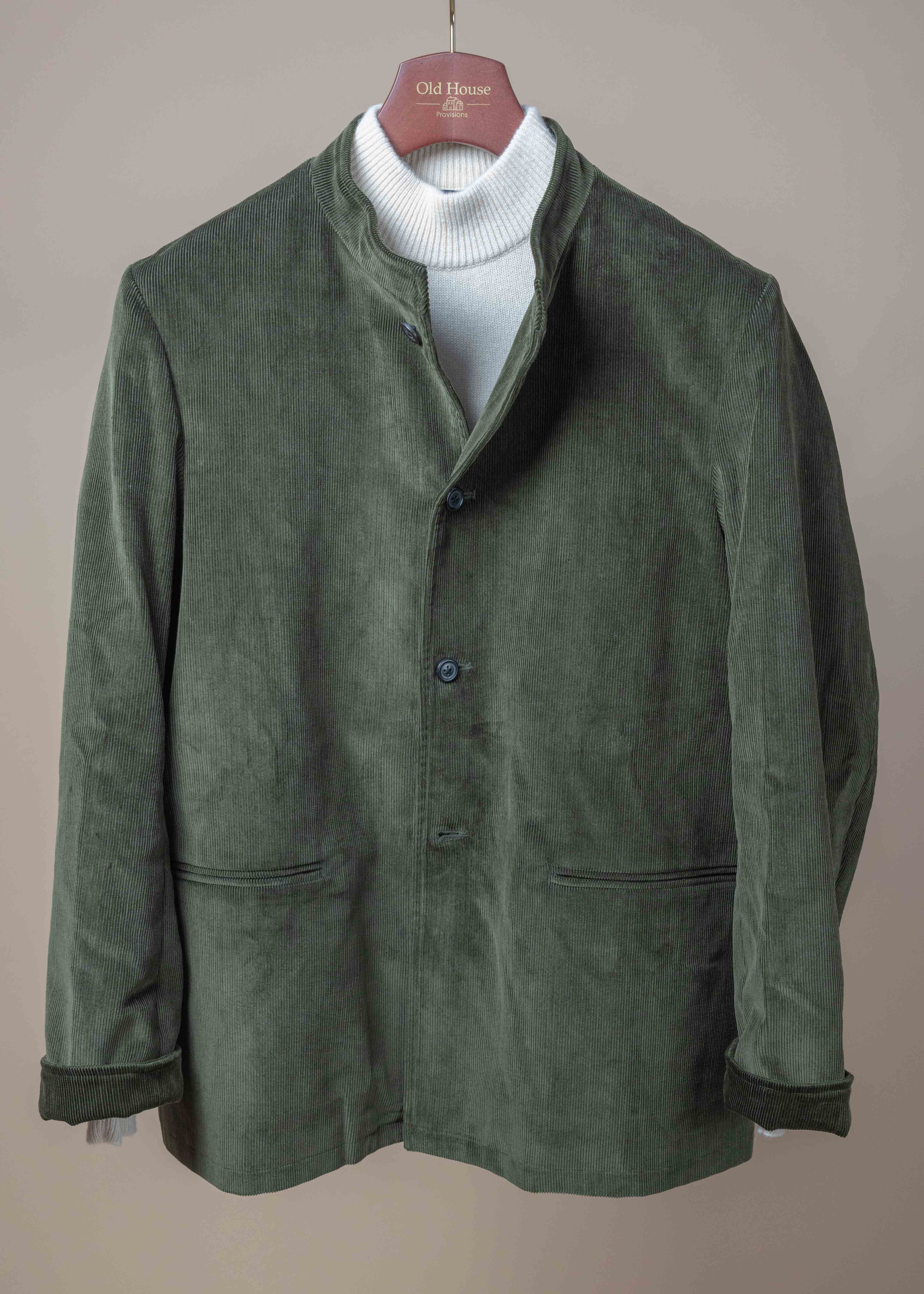 Tirel Jacket - Olive Corduroy