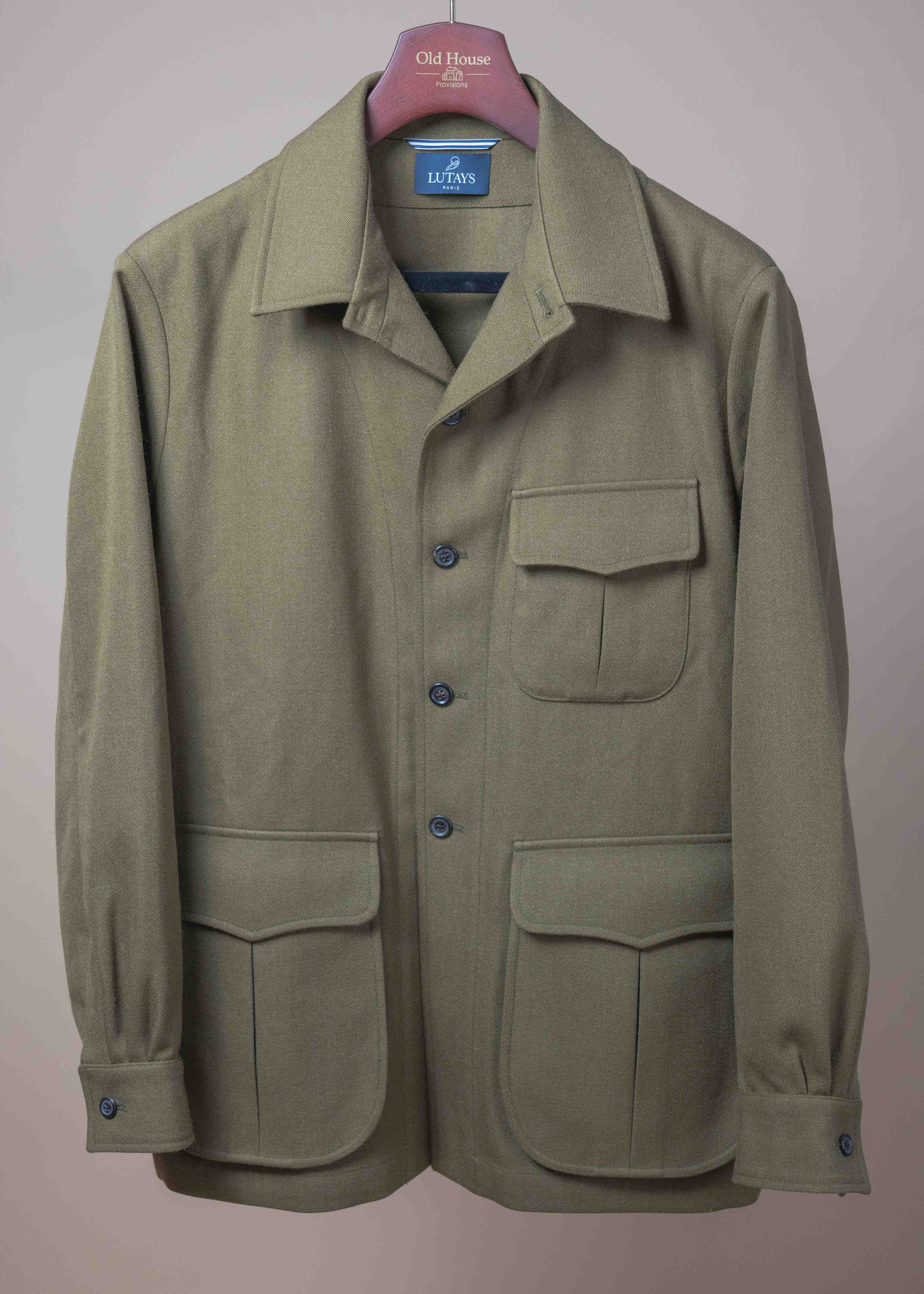 Pilote Jacket - Khaki Barathea