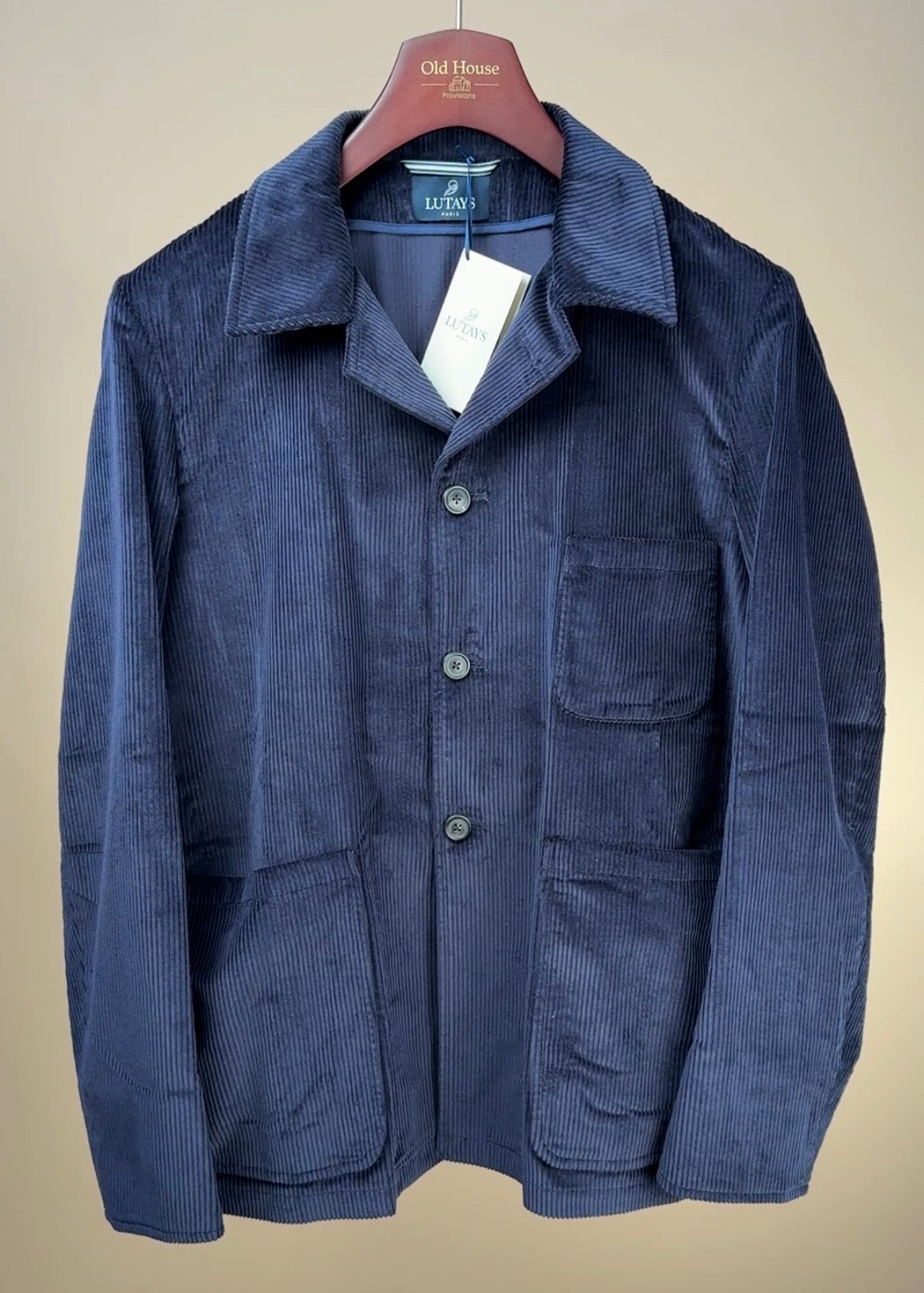 Zola Unlined Jacket - Navy Corduroy
