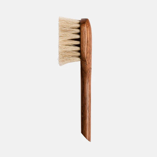 Paul Brunngård shoe care applicator brush for luxury shoe polish, with soft bristles perfect for even application.