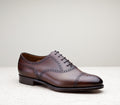 Cadogan Semi-Brogue Oxford 202 - Dark Oak Antique Calf