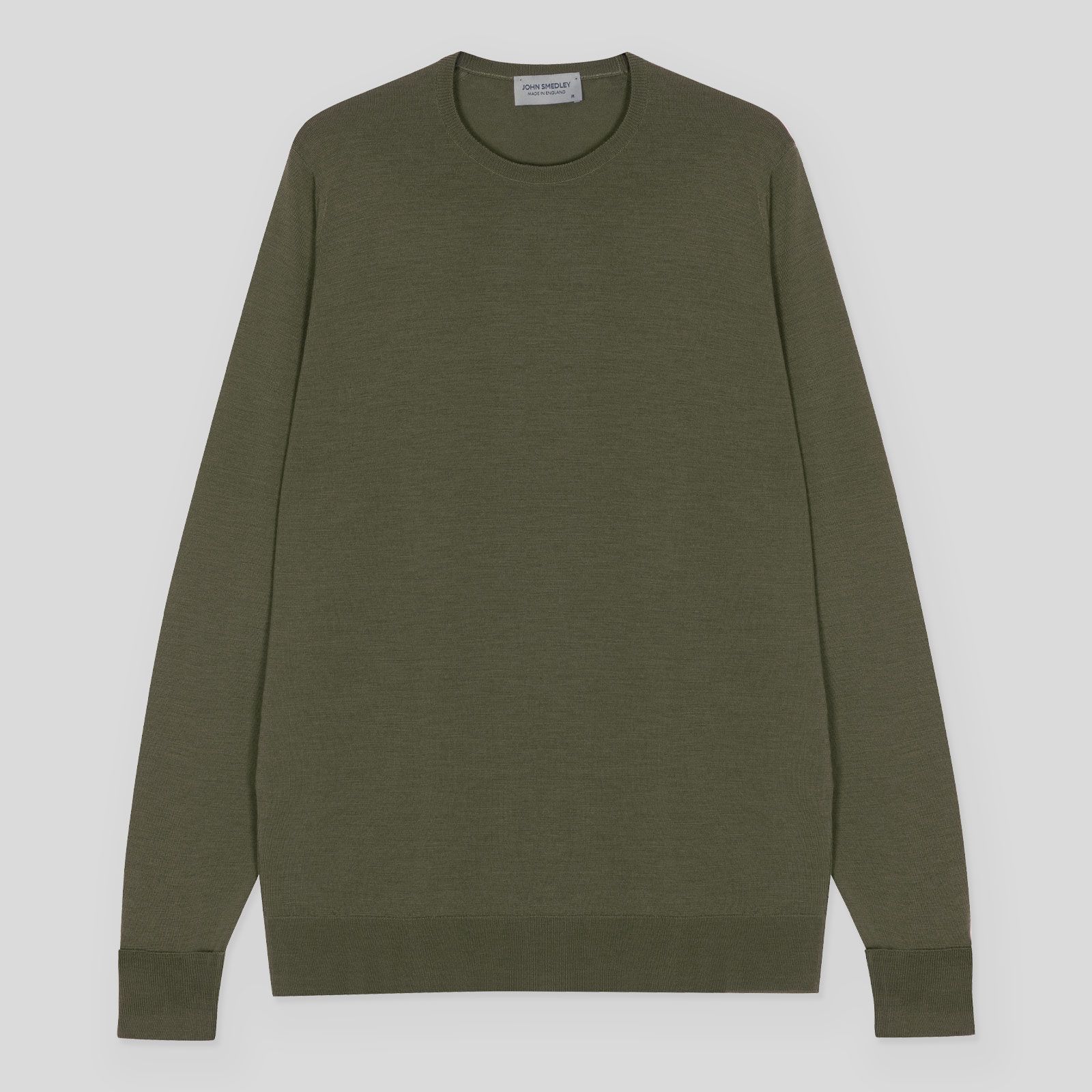 Crew Neck Sweater - Olive Green