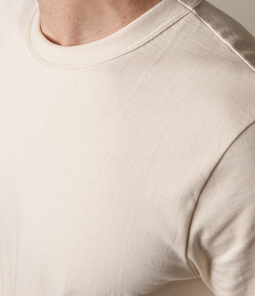 214 Loopwheeled T-Shirt - Natural