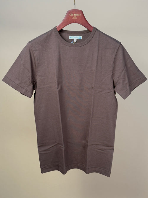 Chocolate 2M15 T-Shirt by Merz b Schwanen, showcasing a casual clothing piece with a classic fit and soft fabric.