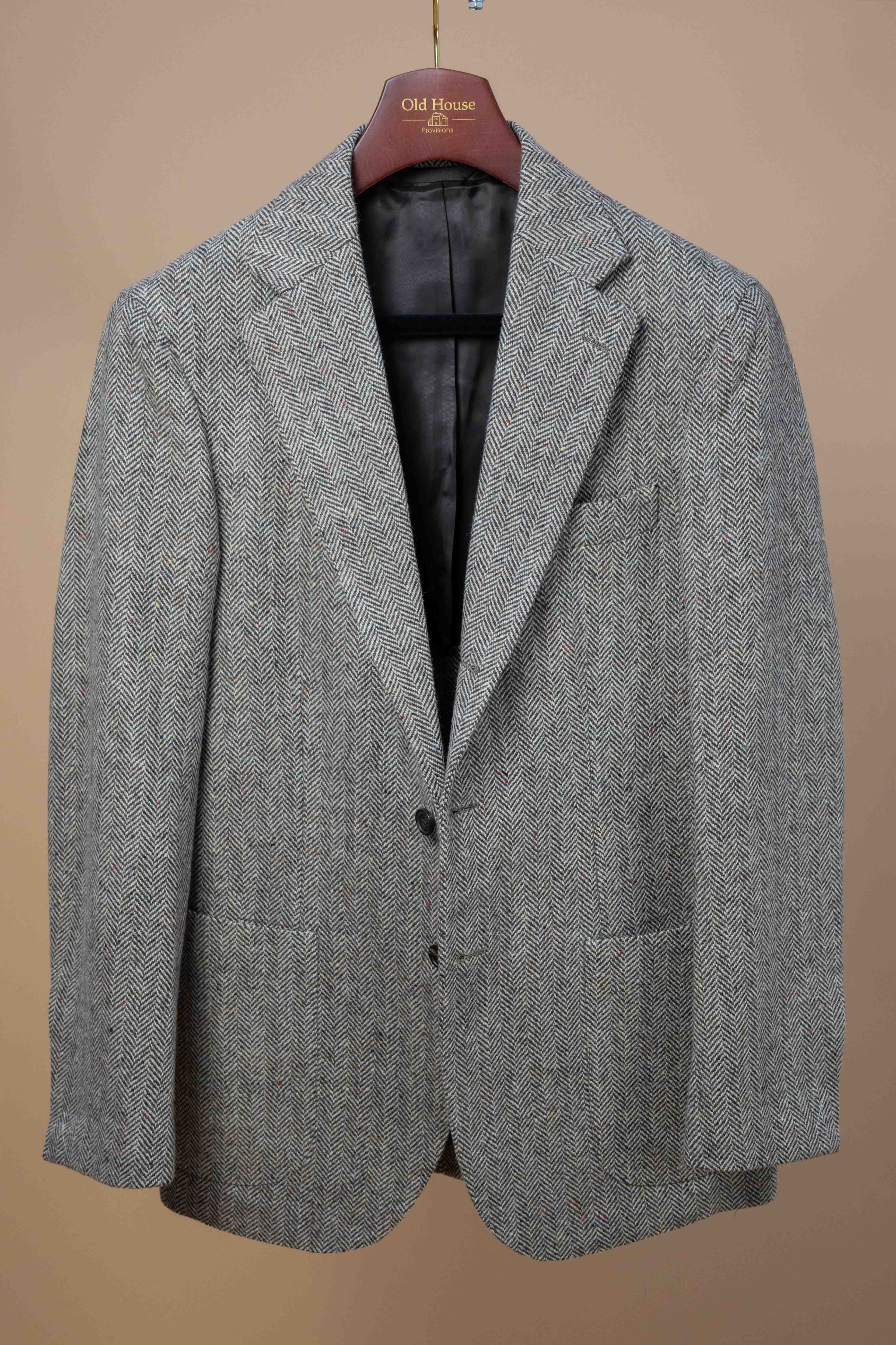 Waverly Jacket - Brown Donegal Herringbone