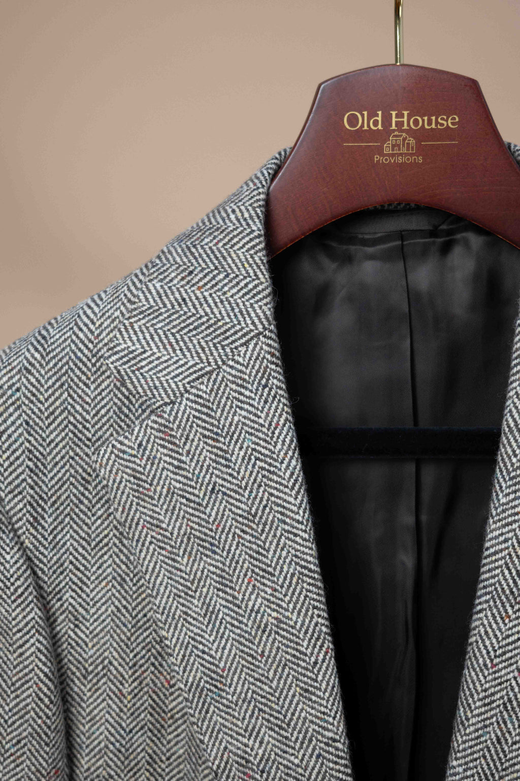 Waverly Jacket - Brown Donegal Herringbone