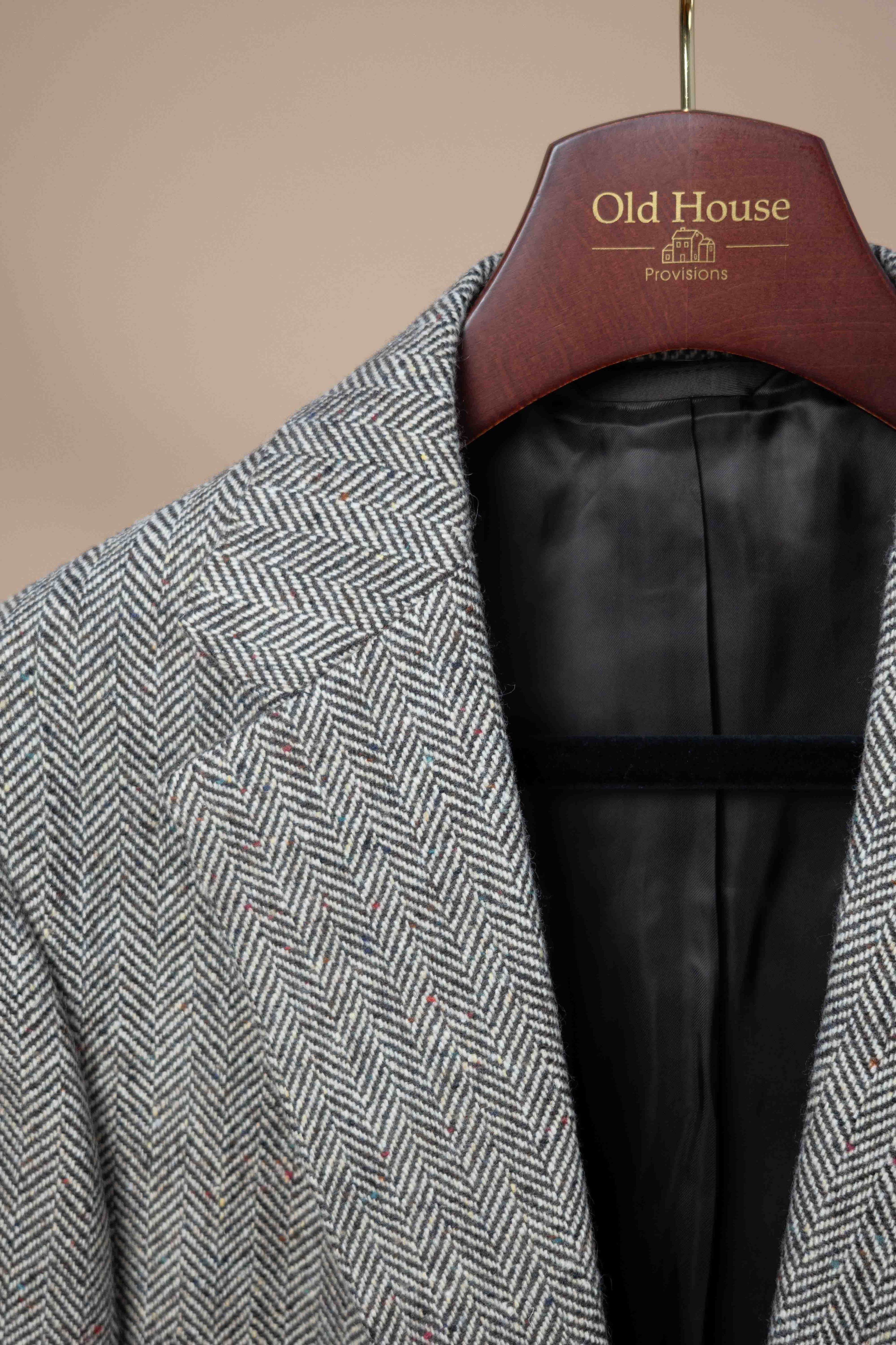 Waverly Jacket - Brown Donegal Herringbone