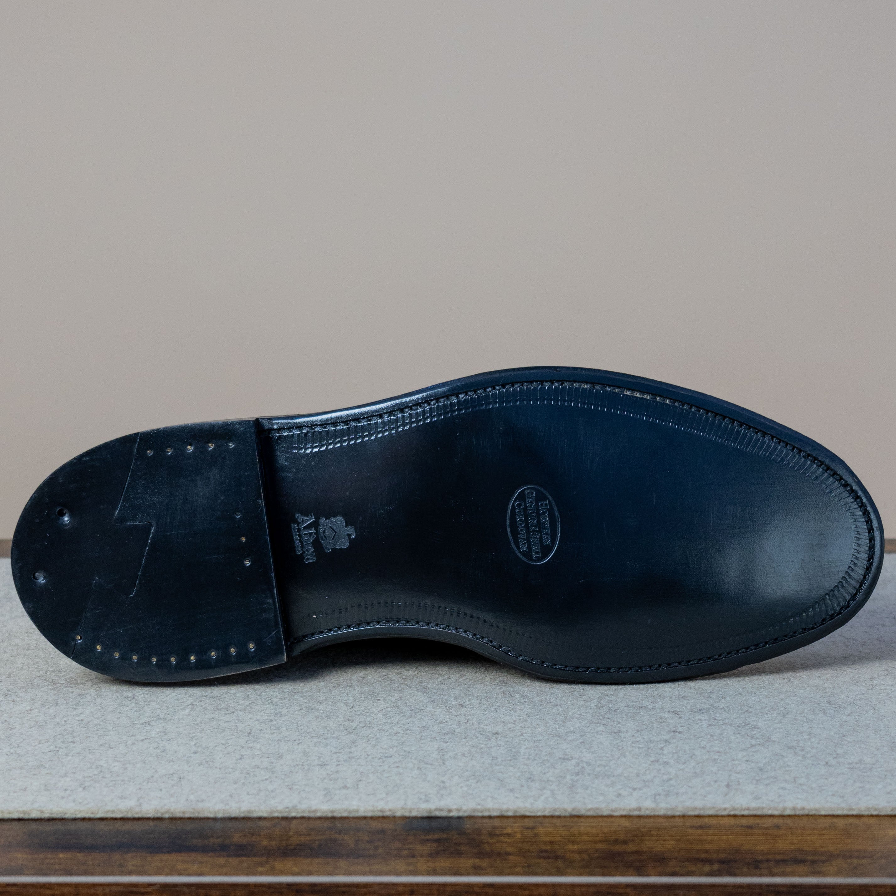 Plain Toe Blucher - Black Shell Cordovan