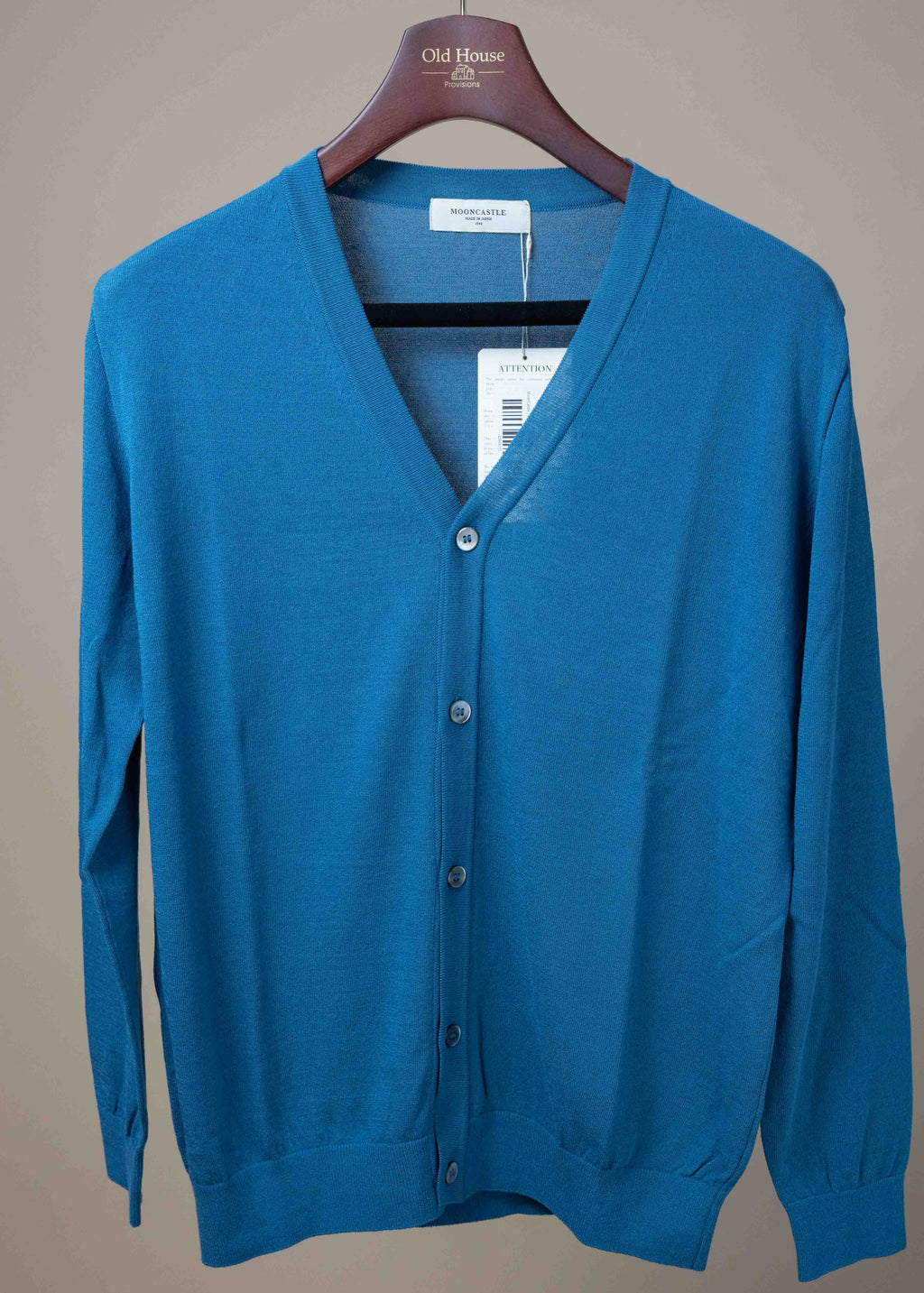 Ice Cotton Cardigan - Smokey Blue
